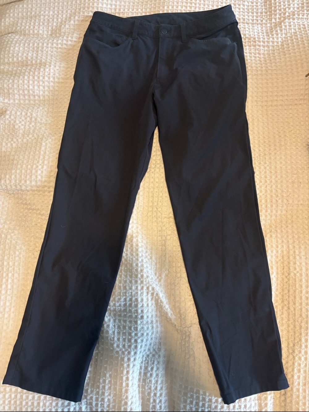lululemon athletica Men's Black 5 pocket ABC pant